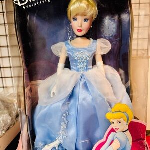 Disney Princess Cinderella Doll Elegant Blue Gown New in Box bought at Costco.